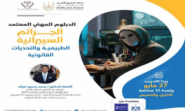 الدبلوم المهني الجرائم السيبرانية الطبيعة والتحديات القانونية